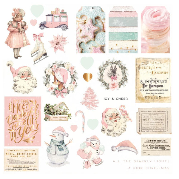 CHRISTMAS SUGAR COOKIE EPHEMERA Pack  by PRIMA - COLLECTION !!  BRAND NEW !!  NOW IN STOCK !