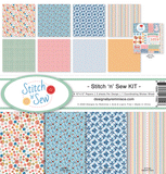 STITCH and SEW - SCRAPBOOK PAPER COLLECTION - by REMINISCE - NEW !!