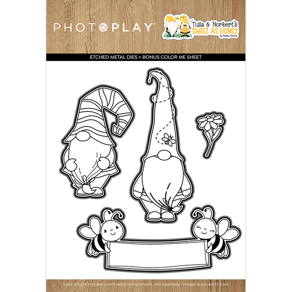 SWEET AS HONEY - Tulla & Norbert - GNOMES - CUTTING DIE SET   by PHOTOPLAY