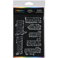 SUBLIMATION STAMPS - MIRROR IMAGE 7 PIECE SET - USE WITH SUBLIMATION INK PAD -