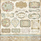 SLEEPING BEAUTY Collection  12x12 by STAMPERIA = Classic  Collection - New for 2021 !!