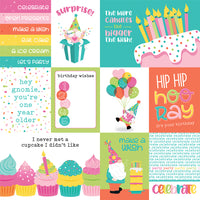 TULLA'S  BIRTHDAY PARTY COLLECTION - GNOMES - 12x12 Papers with Stickers !  by PHOTOPLAY