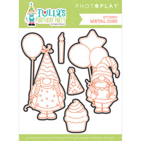 TULLA'S  BIRTHDAY - DIE PAPER - 12X12 SHEET   by PHOTOPLAY - GNOMES BIRTHDAY PARTY ~