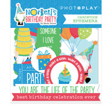 NORBERTS BIRTHDAY EPHEMERA PACK by PHOTOPLAY - GNOMES BIRTHDAY PARTY ~