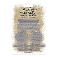 TIM HOLTZ CHRISTMAS METAL TOKENS & WORD BANDS - RETIRED & RARE !! TH93991