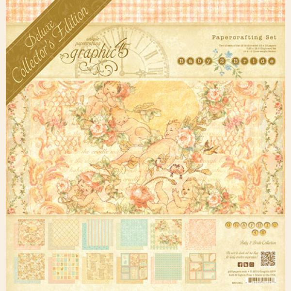 BABY TO BRIDE  - GRAPHIC 45 12x12 DCE COLLECTION   New !!