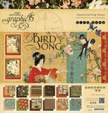 BIRDSONG by Graphic 45- STAMP SET - RETIRED & RARE !!