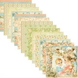 LITTLE DARLINGS by GRAPHIC 45 - DCE EDITION - 12X12 PAPER PACK with STICKERS & CHIPBOARD