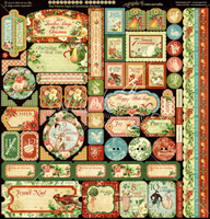 TWELVE DAYS of CHRISTMAS -  GRAPHIC 45 DCE with Chipboards and Stickers