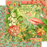 LOST IN PARADISE by GRAPHIC 45 - CHIPBOARDS  - Rare !!