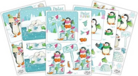 POLAR PLAYTIME WOOD SHAPES -  DIE CUTs  by Craft Consortium   -10 PIECES