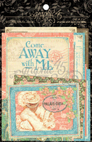 COME AWAY WITH ME by GRAPHIC 45 - EPHEMERA CARDS / JOURNAL CARDS