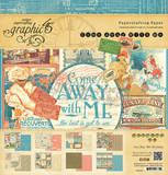 COME AWAY WITH ME by GRAPHIC 45 - STICKER SHEETS 12x12