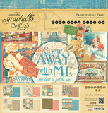 COME AWAY WITH ME by GRAPHIC 45 - TAGS & POCKETS