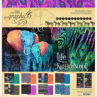 KALEIDOSCOPE EPHEMERA / JOURNAL CARDS  by GRAPHIC 45 -- RARE !!