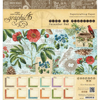TIME TO FLOURISH by GRAPHIC 45 -EPHEMERA JOURNAL CARDS - RARE & RETIRED !!
