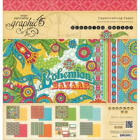 BOHEMIAN BAZAAR by GRAPHIC 45 - TAGS & POCKETS