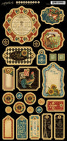 FRENCH COUNTRY Deluxe Collector Edition  by GRAPHIC 45-   12X12 PAPER PAD w/  STICKERS & CHIPBOARD