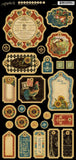 FRENCH COUNTRY ALPHA STICKER SHEET  by GRAPHIC 45-  NOT in the New DCE !! RARE !!