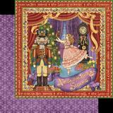 NUTCRACKER SWEET by GRAPHIC 45 -  8x8" Deluxe  Papers  - 2021 CHRISTMAS