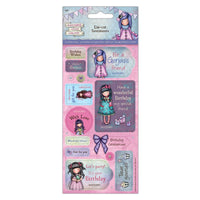 GORJUSS - BIRTHDAY GIRL - CHARACTER STICKERS Only  -  In Stock Now !!