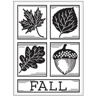 FALL SQUAREs - THANKSGIVING EMBOSSiNG A2- In Stock -  Darice  EMBOSsING FoLDeR - Last One !