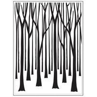 THIN TREE TRUNKs  - BIRCH Tree - EMBOSSiNG A2- In Stock Now  -  Darice  EMBOSsING FoLDeR - Loads of Fun !