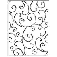 GEM SWIRLS  - EMBOSSiNG A2-   Darice  EMBOSsING FoLDeR - Loads of Fun !