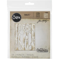 TIM HOLTZ BIRCH TREEs - A2  EMBOSSiNG Folder by SIZZiX - RETiRED and RaRE !!   661405