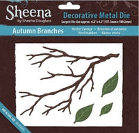 AUTUMN BRANCHES DIE Set - by Sheena Douglass ~ 4 Pieces -  Retired and Rare !