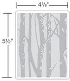 TIM HOLTZ BIRCH TREEs - A2  EMBOSSiNG Folder by SIZZiX - RETiRED and RaRE !!   661405