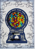 CANDY MACHINE HANDLEs 12 Pk.  by Susan Wilson for Creative Expressions  - KINETIC Die Set - Moveable !!