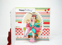 OLDIE POP-CARDs by - ART IMPRESSIONs - 3_D Pop-Up Surprise Cards !!  STAMPs and DIEs Set !!