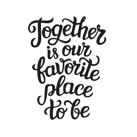 TOGETHER is our FAVORITE PLACE -  LOVe  EMBOSSiNG FoLDER -  New !!  by Darice  A2 SiZE for VALENTINEs