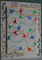TANGLED LIGHTS by ShEEnA  DOUGLaSS - CHRISTMAS Embossing 5x7 - Imported - New !