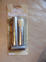 TIM HOLTZ BLENDING BRUSHeS - Collage and Distress with Tim Holtz ! Pack of 2    New and In Stock Now !!