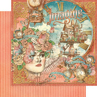 IMAGINE - 8x8 PAPER COLLECTION PAD  by  Graphic 45 - RARE !!
