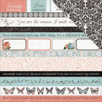 OOH LALA !!  from KAISERCRAFT CARDSTOCKs 6.5 X 6.5 " - 24 pages - Retired Collection