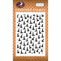SORTING HATs STAMP - "Sorting Hats"  - HALLOWEEN Haunted House  by Carta Bella - So cute & Spooky fun !  -   New and In Stock Now !!