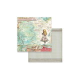 ALICE in WONDERLAND 12x12 by STAMPERIA = Classic  Collection - Retiring Collection !  Hurry !!