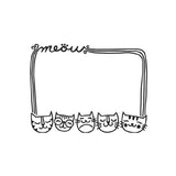 CAT'S MEOW -  EMBOSSING Folder - A2 Horizontal Orientation - Makes Cute Cards !   NeW and Hard to Find