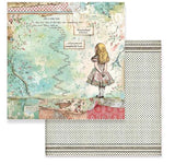 ALICE in WONDERLAND 8x8 Paper Pad  by STAMPERIA = Classic  Collection -