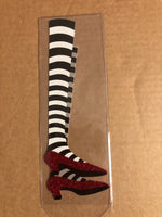 WIZARD of OZ - WICKED WITCH of the WEST BOOKMARKs - Legs & Ruby SLippers - from PaperHouse -  New !!