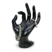 BLACK RESIN HAND DIsPLAY -  Hand & Arm Sculpture-  JEWeLRY DISPLAYs - Display Form - New !!