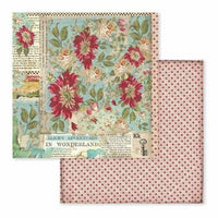 ALICE in WONDERLAND 12x12 by STAMPERIA = Classic  Collection - Retiring Collection !  Hurry !!
