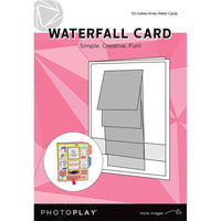 PHOTO PLAY WATERFALL CARDs KiT  - New !!  Makes 3 - Easy to Make Waterfalls for Cards and Albums