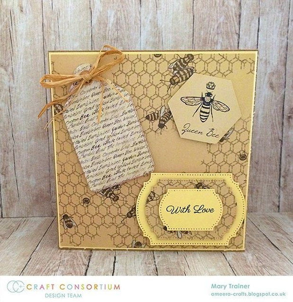 Craft Consortium Tell The Bees - Special Edition - Metal Charms - Gold Bees
