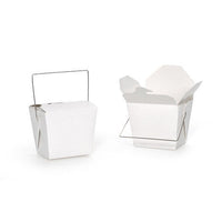 CHINESE TAKEOUT BOXeS or FAVORs BOXEs -  Set of 5  per package - 8 Ounce size - Ready to Decorate !