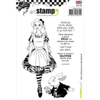 ALICE in WONDERLAND STAMPs -Set by Carabelle Studios -  In Stock Now !