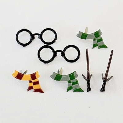 WIZARD BRADS  - New !! - Little Brads from Eyelet Outlet - use for cards and Journals- Harry Potter Inspired !